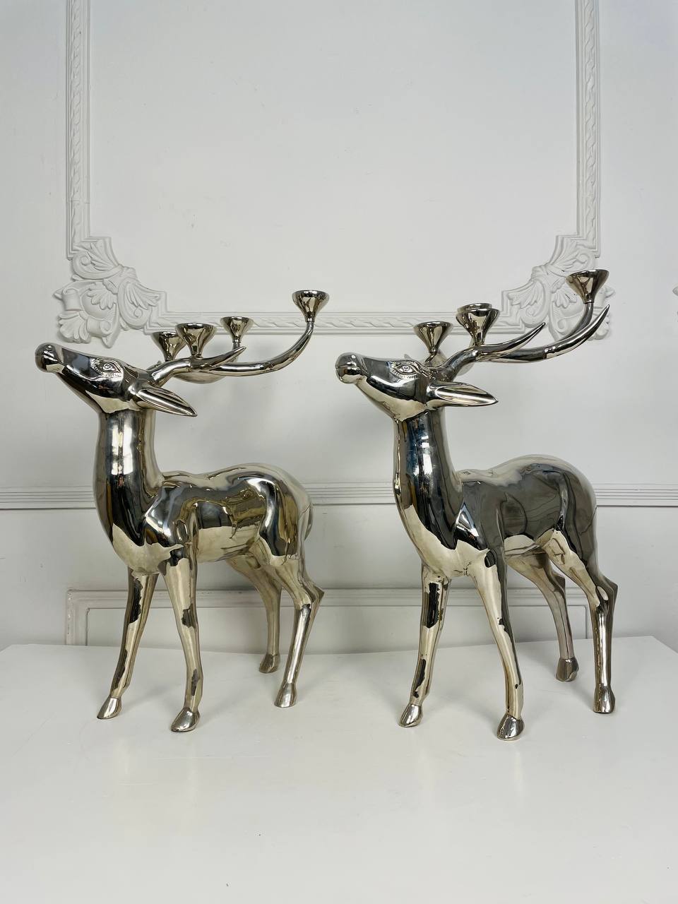 Пара подсвечников «Олени»