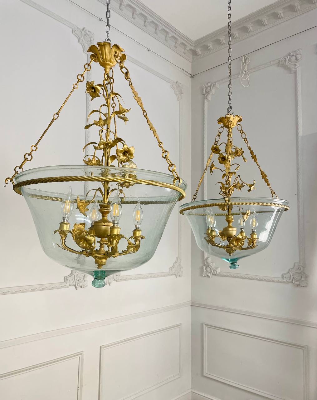 Пара люстр «Флора»