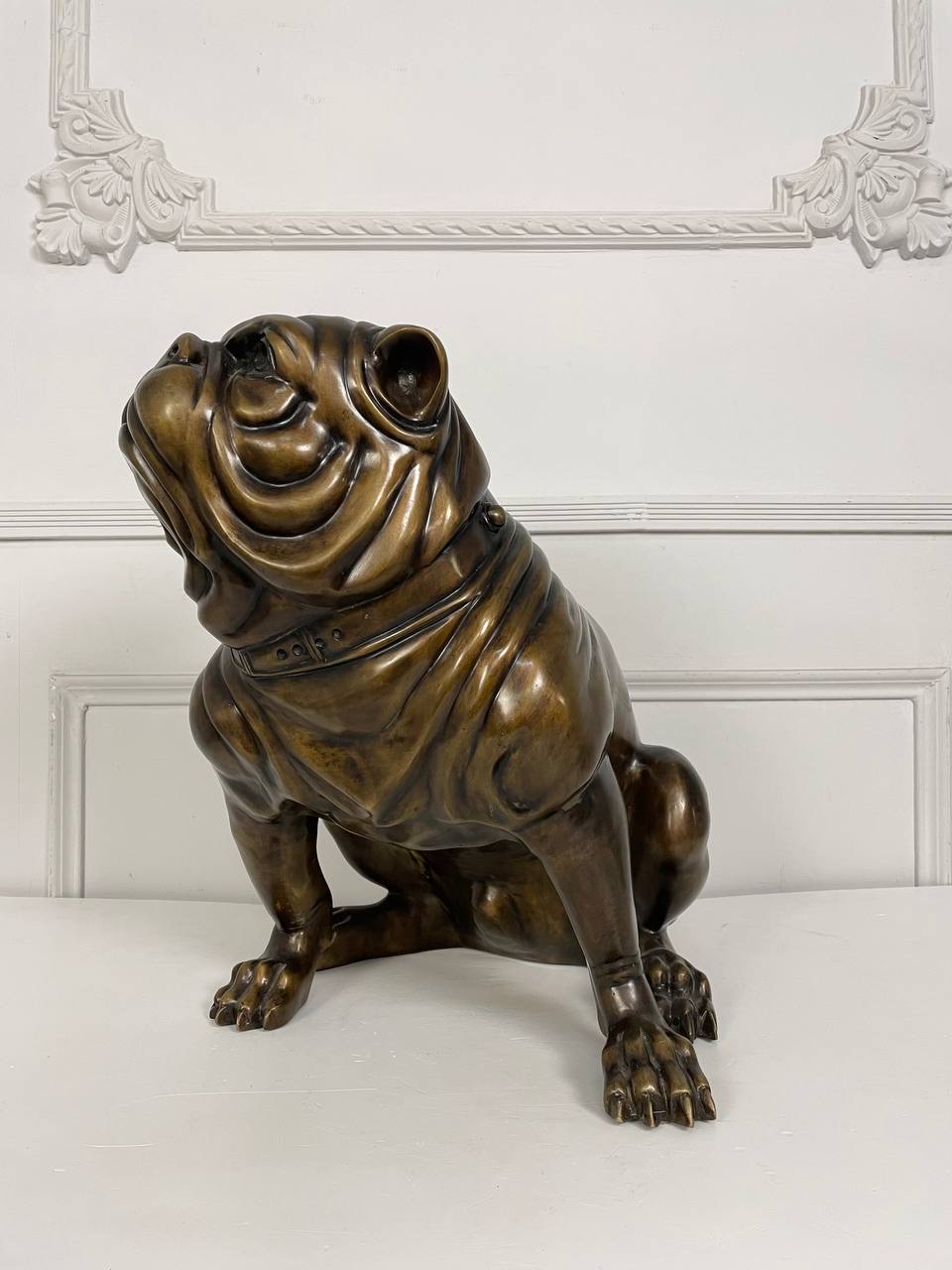Бронзовая скульптура «Английский бульдог»