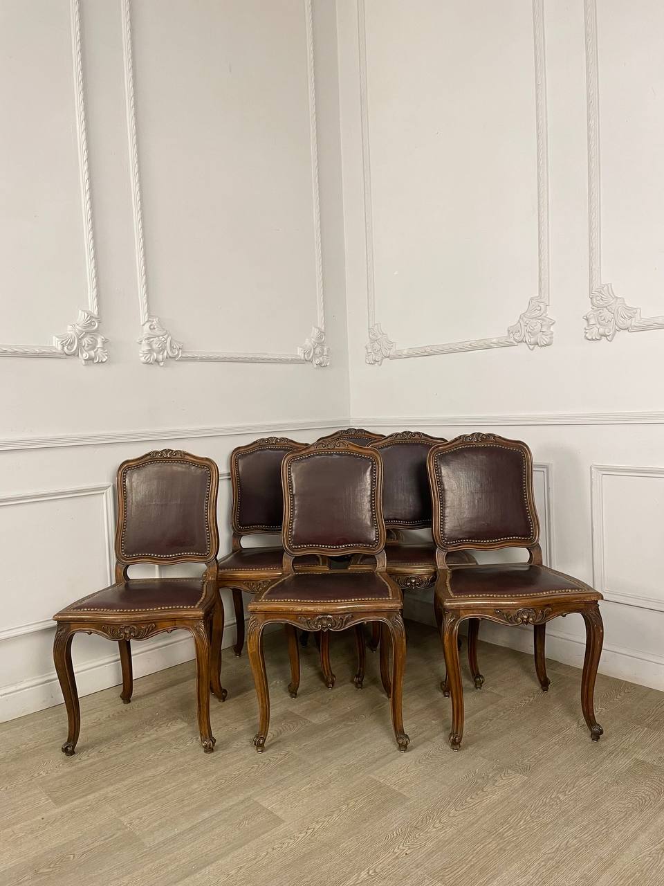 Комплект стульев 6 шт в стиле Луи XV