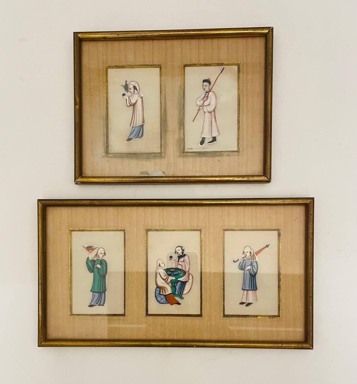 Парные рисунки в восточном стиле