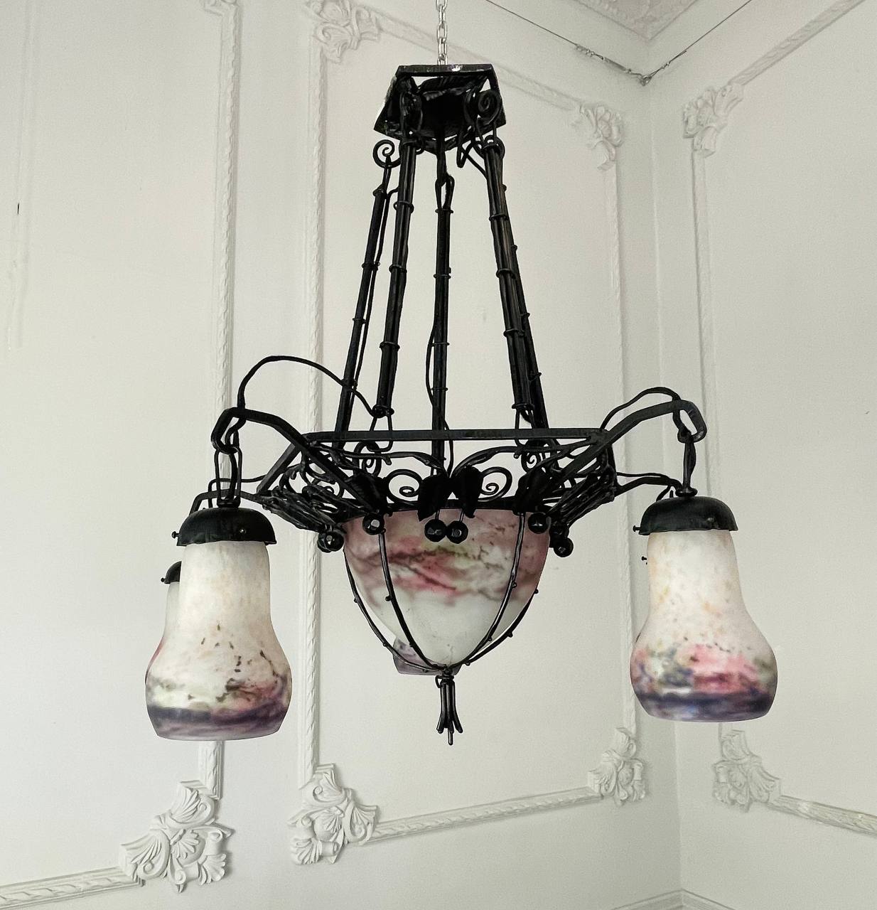 Люстра Ар Деко Muller Fres Luneville