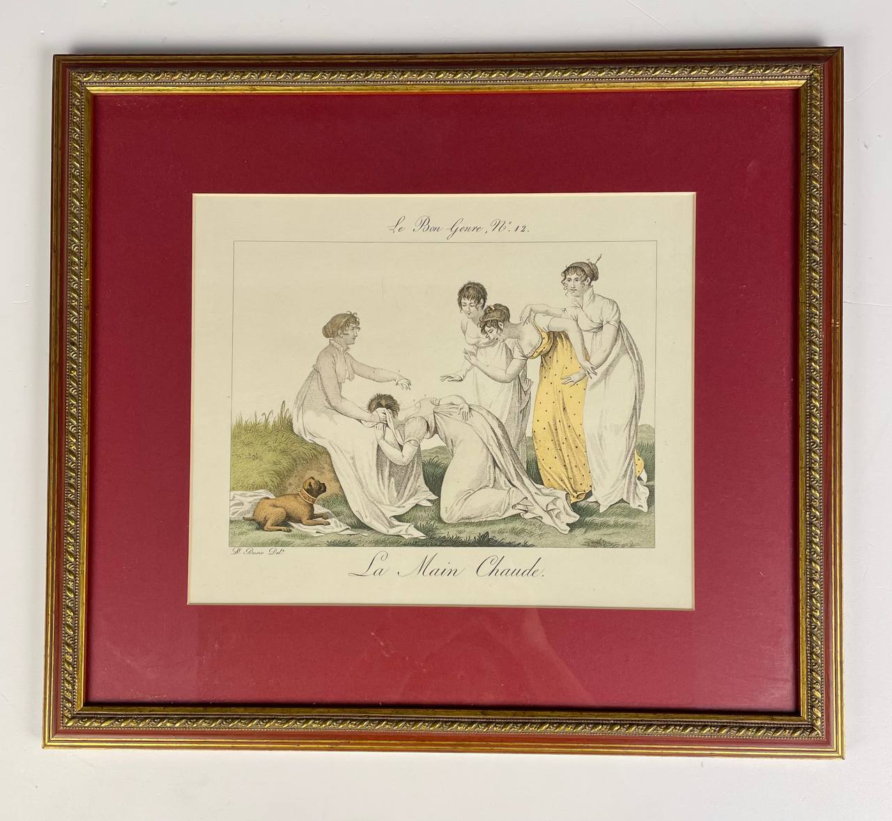 Эстамп «Сцена N 12.»