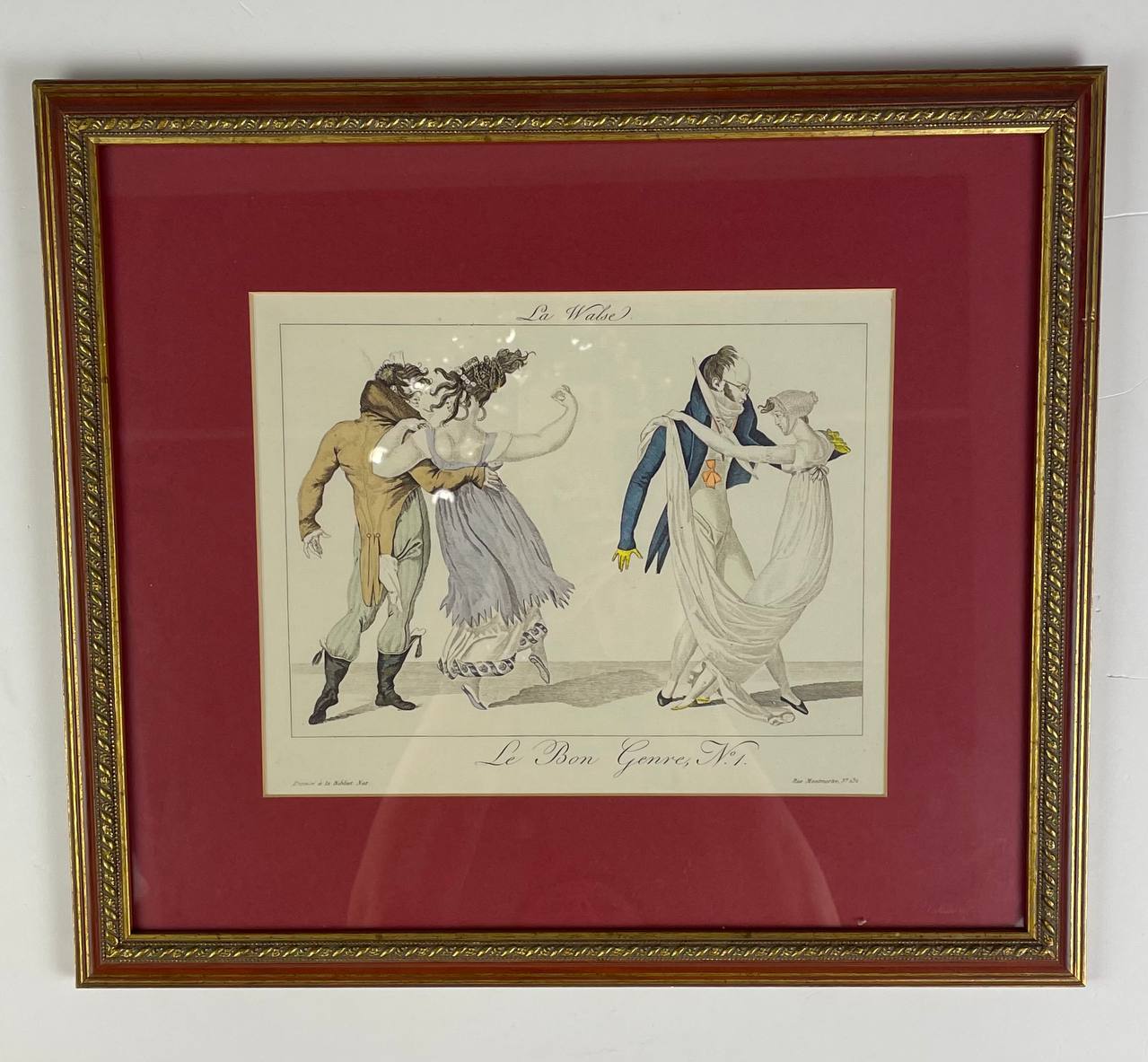 Эстамп «Вальс»