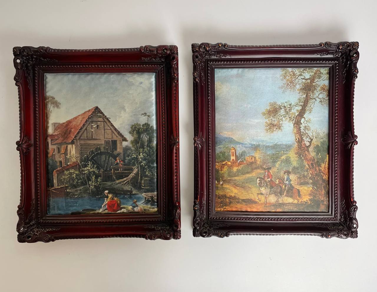 Парные шелкографии