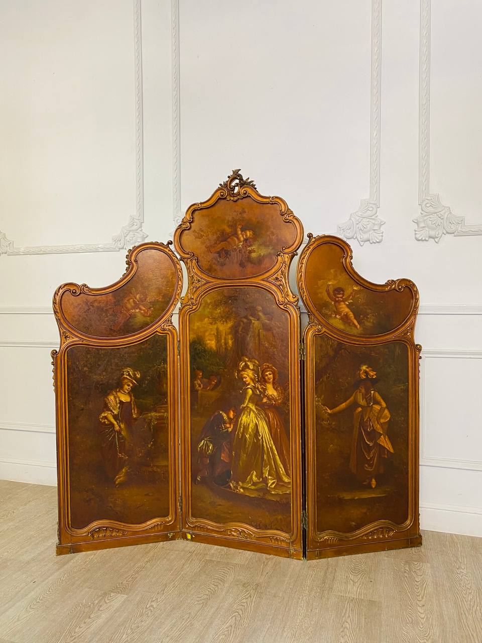 Антикварная ширма