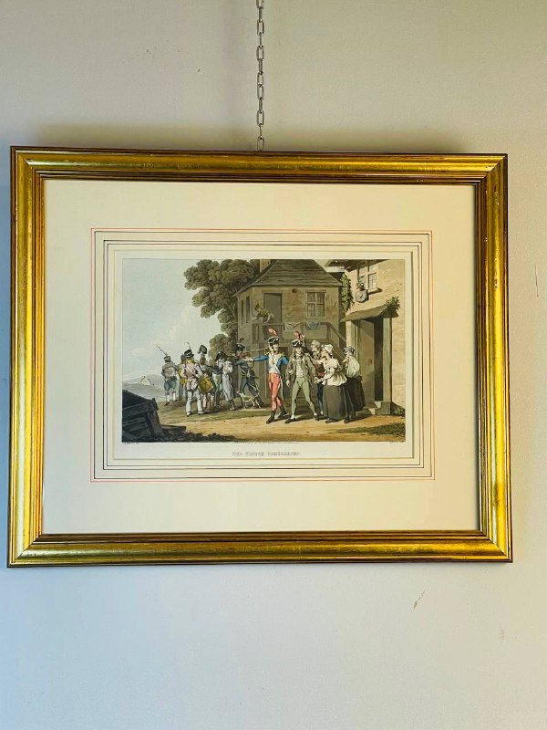 Антикварная гравюра