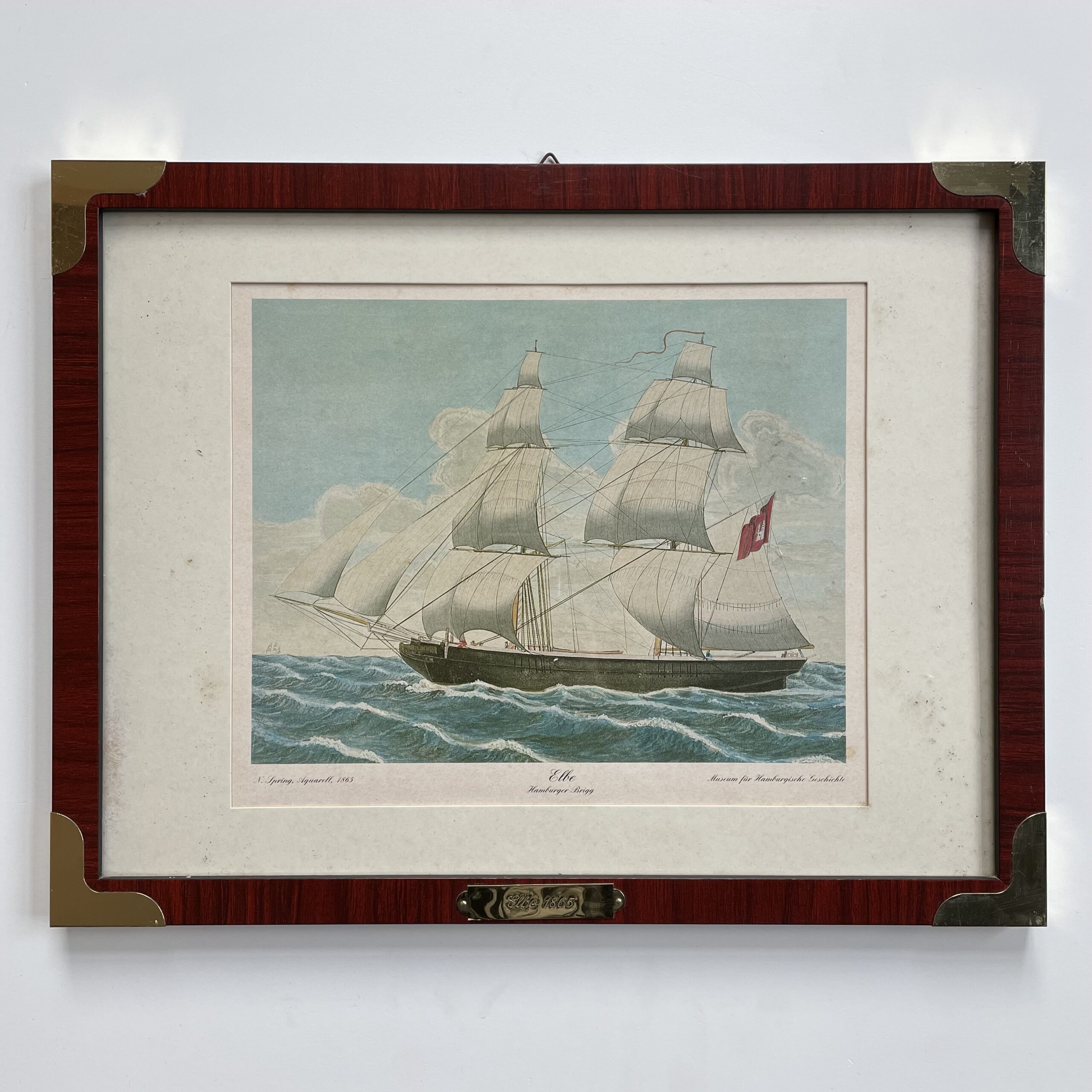 Парные литографии "Флотилия 1830-1865 гг".