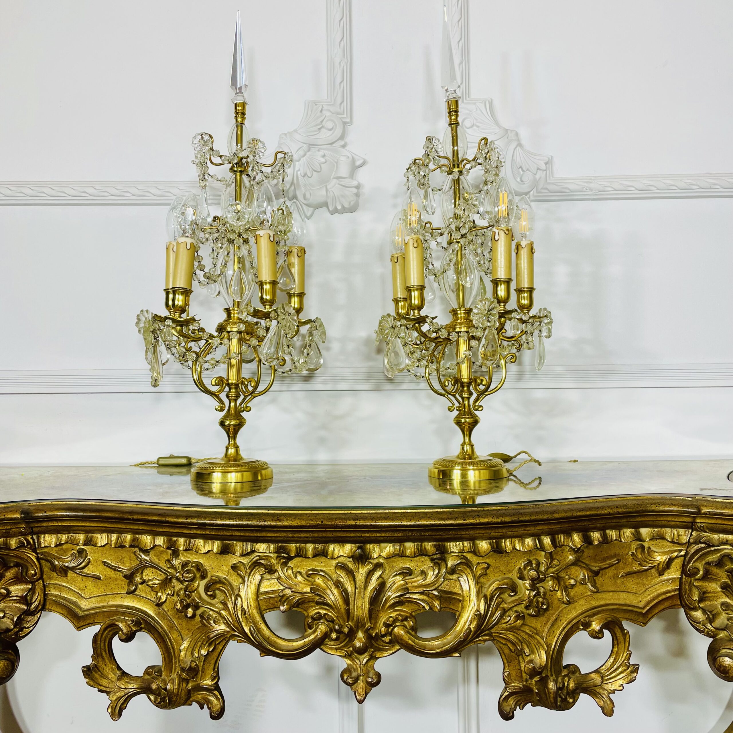 Жирандоли антикварные.