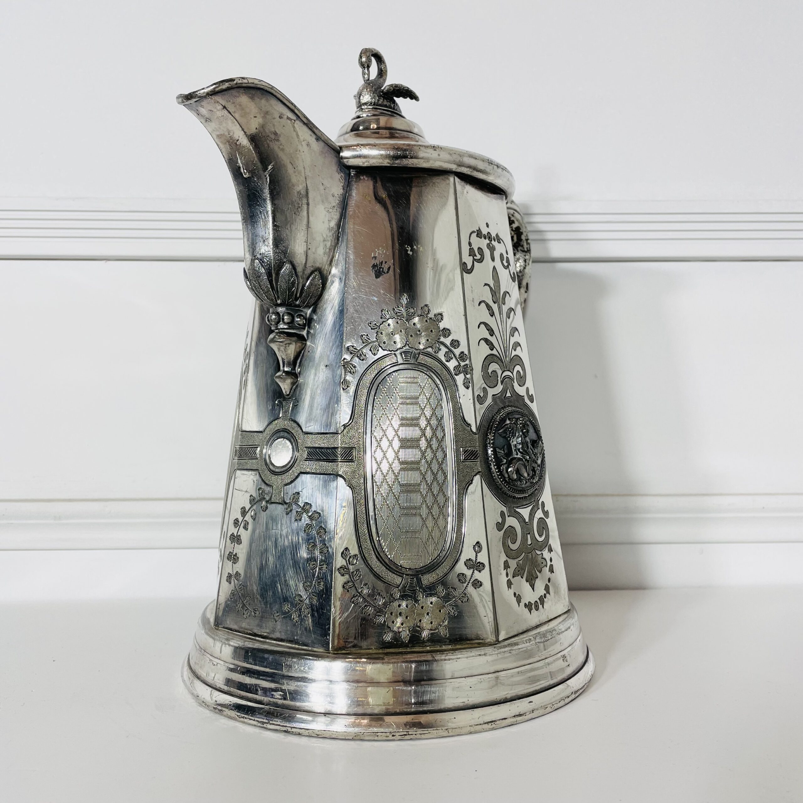 Кофейник антикварный второй половины XIX века, Rogers Smith & Co.