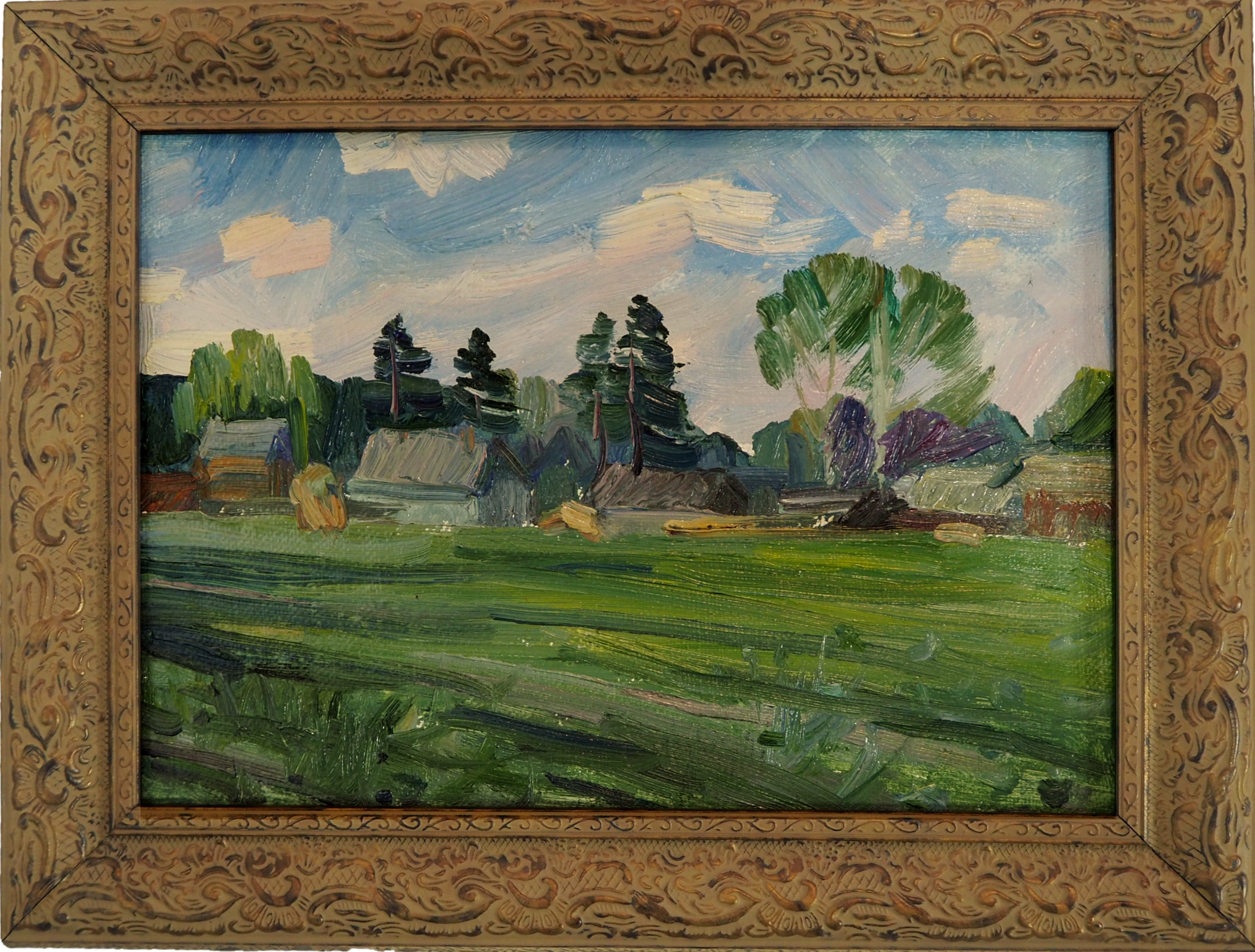 Картина "Май в Привалово" И.А.Тимченко. 1988 г.