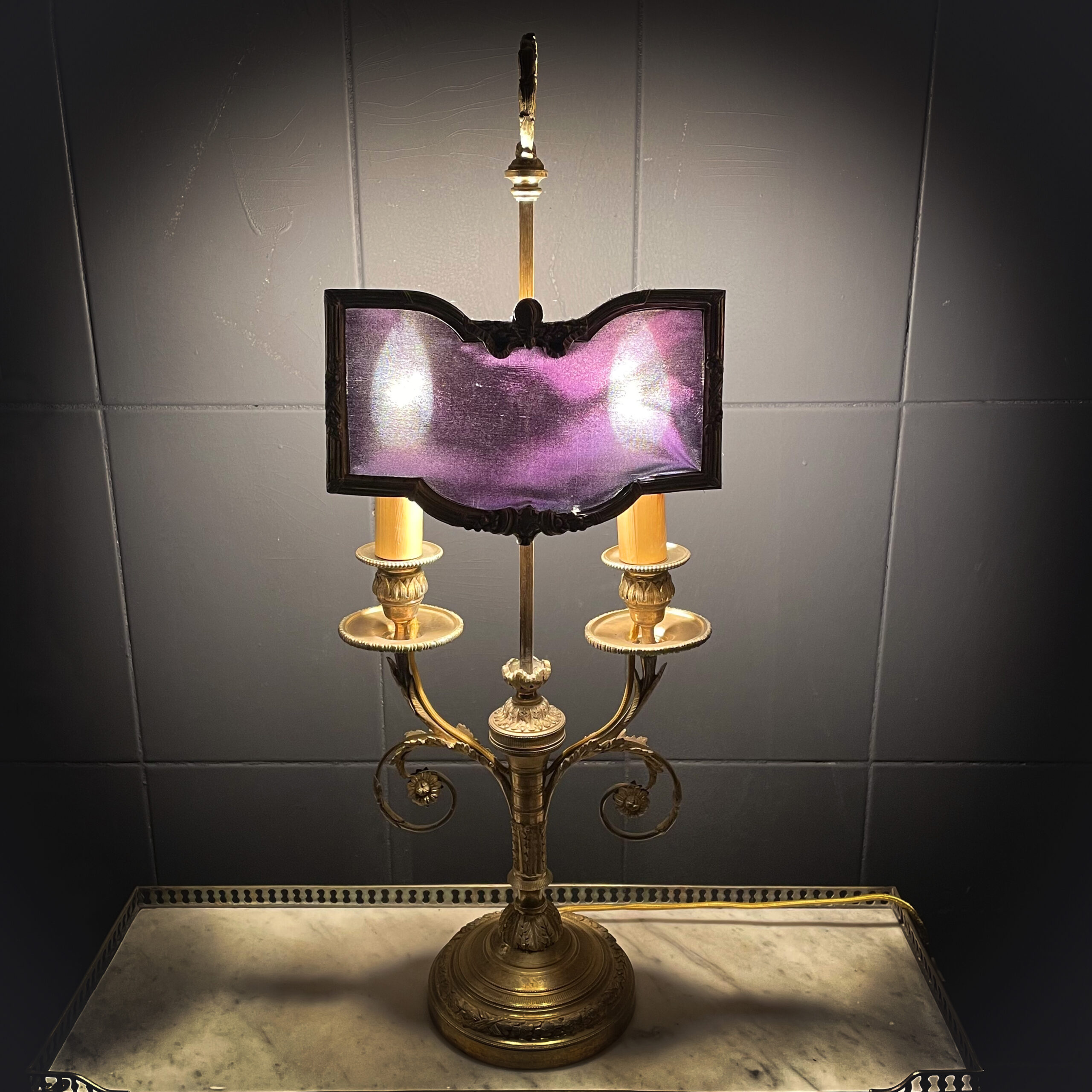 Лампа антикварная XIX века.