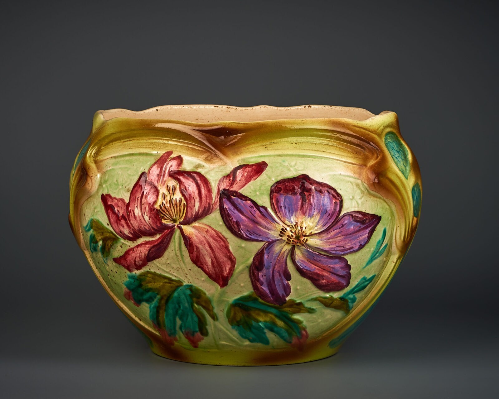 Кашпо антикварное Ар-Нуво.