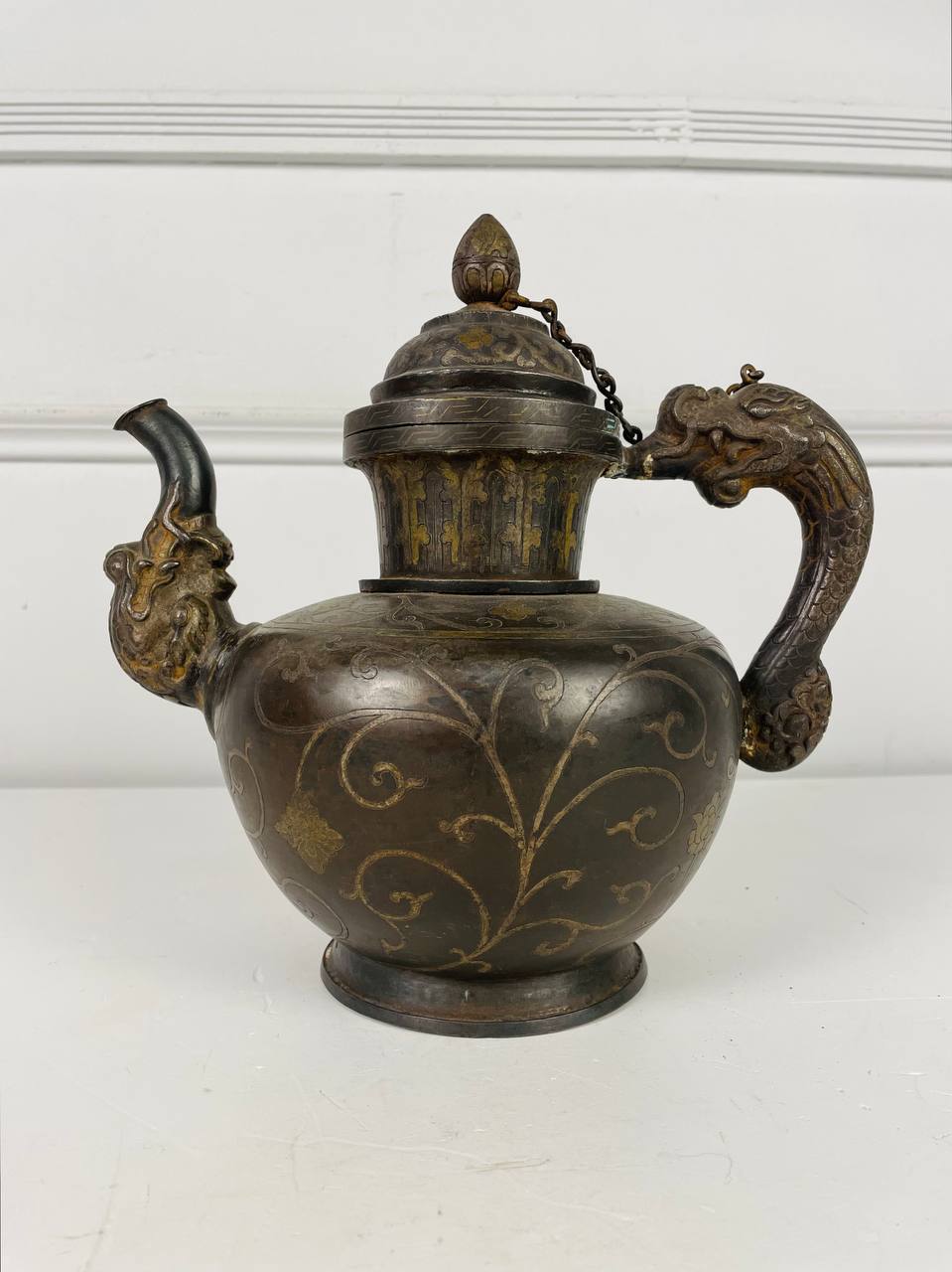 Антикварный китайский чайник «Дракон»