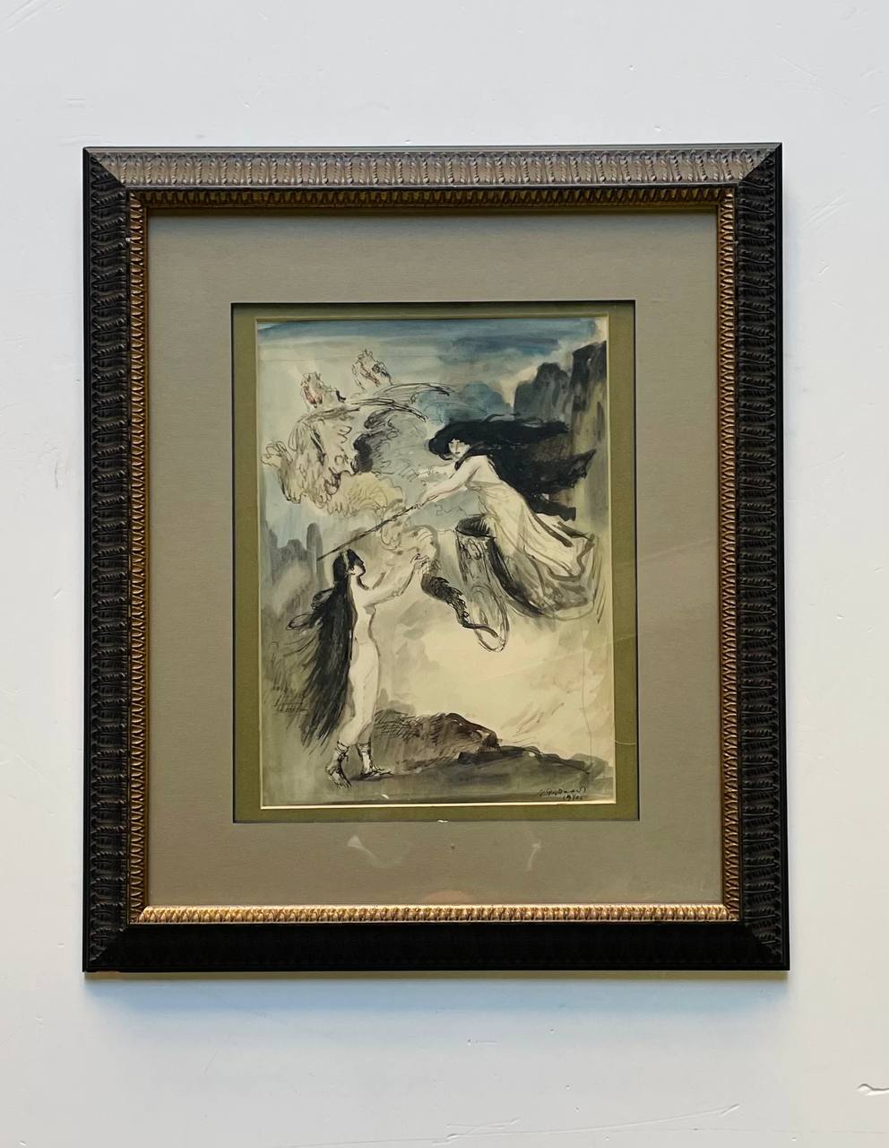 Иллюстрация к поэме М.Ю. Лермонтова «Демон», Рудаков К.И.