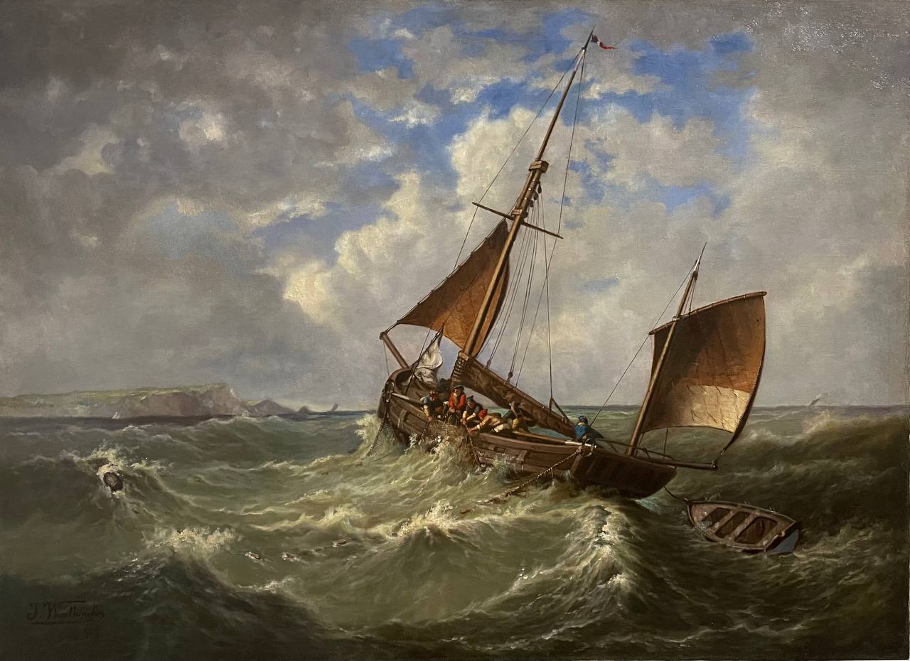 «Рыбаки в море» J.Worthington